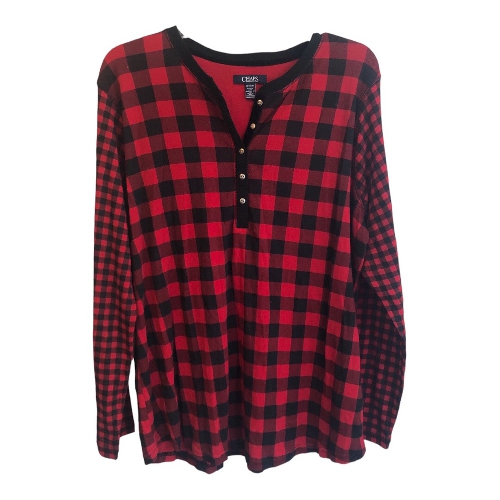 Champs, black and red sleeping shirt